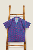 MEN'S SHIRT - WILLOW WISHES DANDELION BLUE