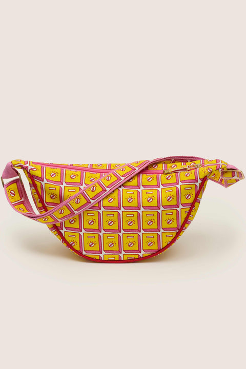 Kasturi Half Moon Bag - Switch Yellow