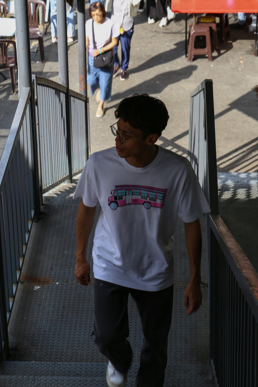 T-shirt Mini Bas White