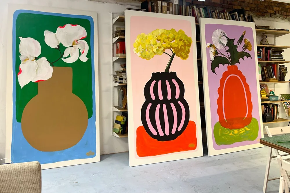 The skirt that thinks it is a painting.