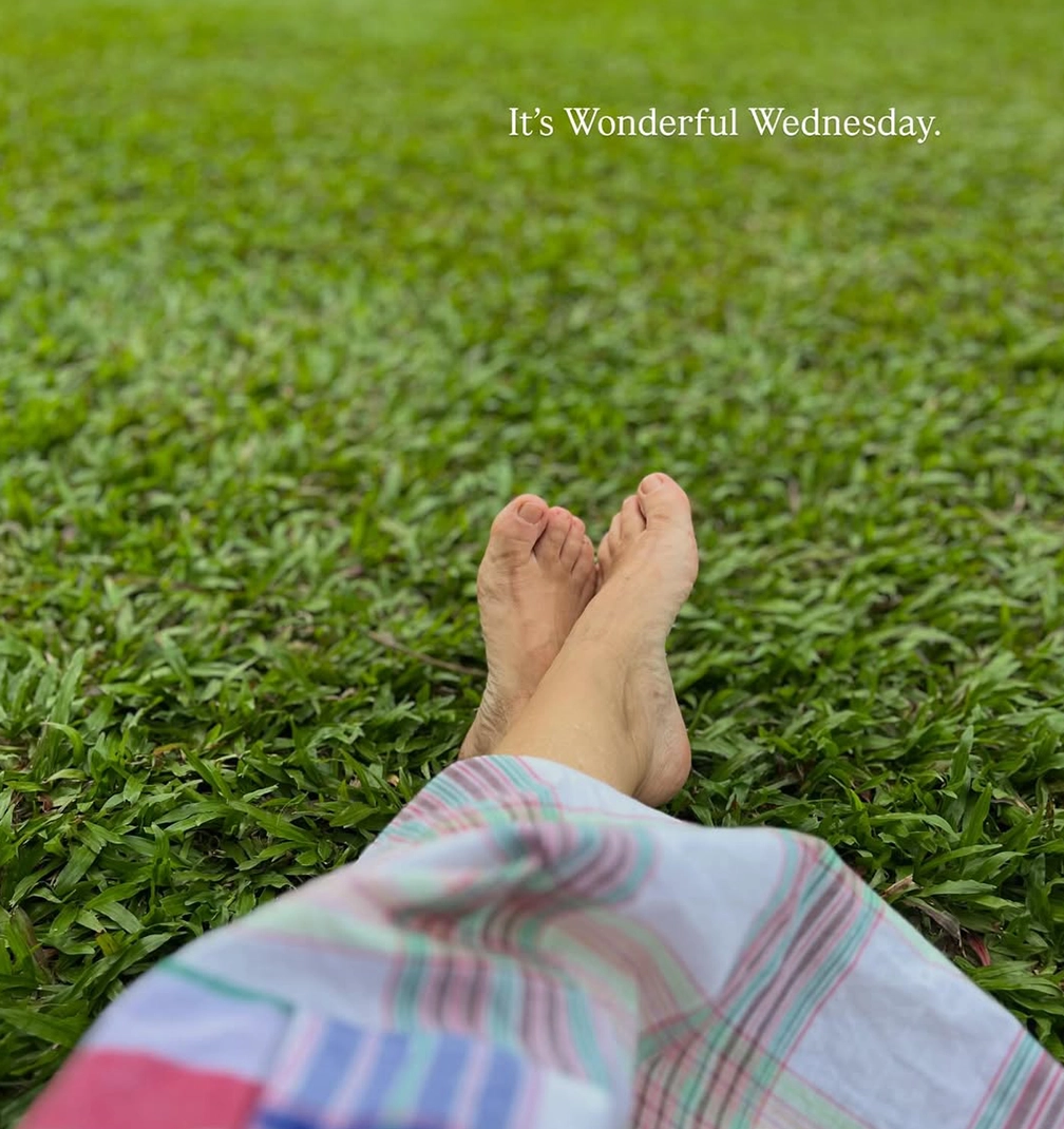 The skirt that thinks it is a painting.