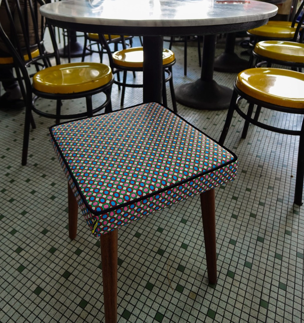 stools 3 The skirt that thinks it is a painting.